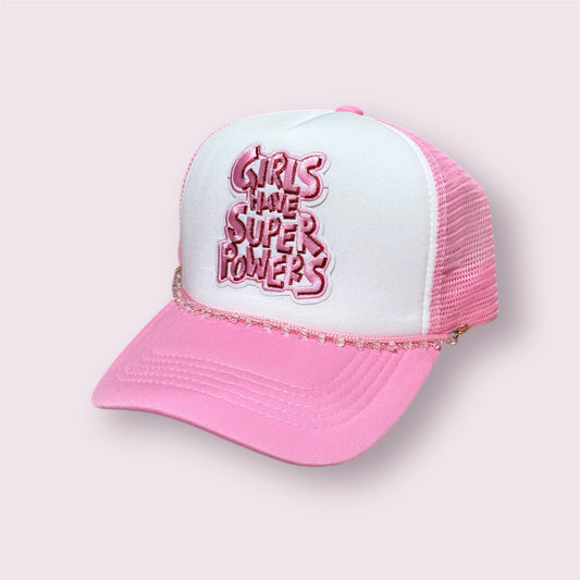 Girls Have Super Powers Trucker Hat